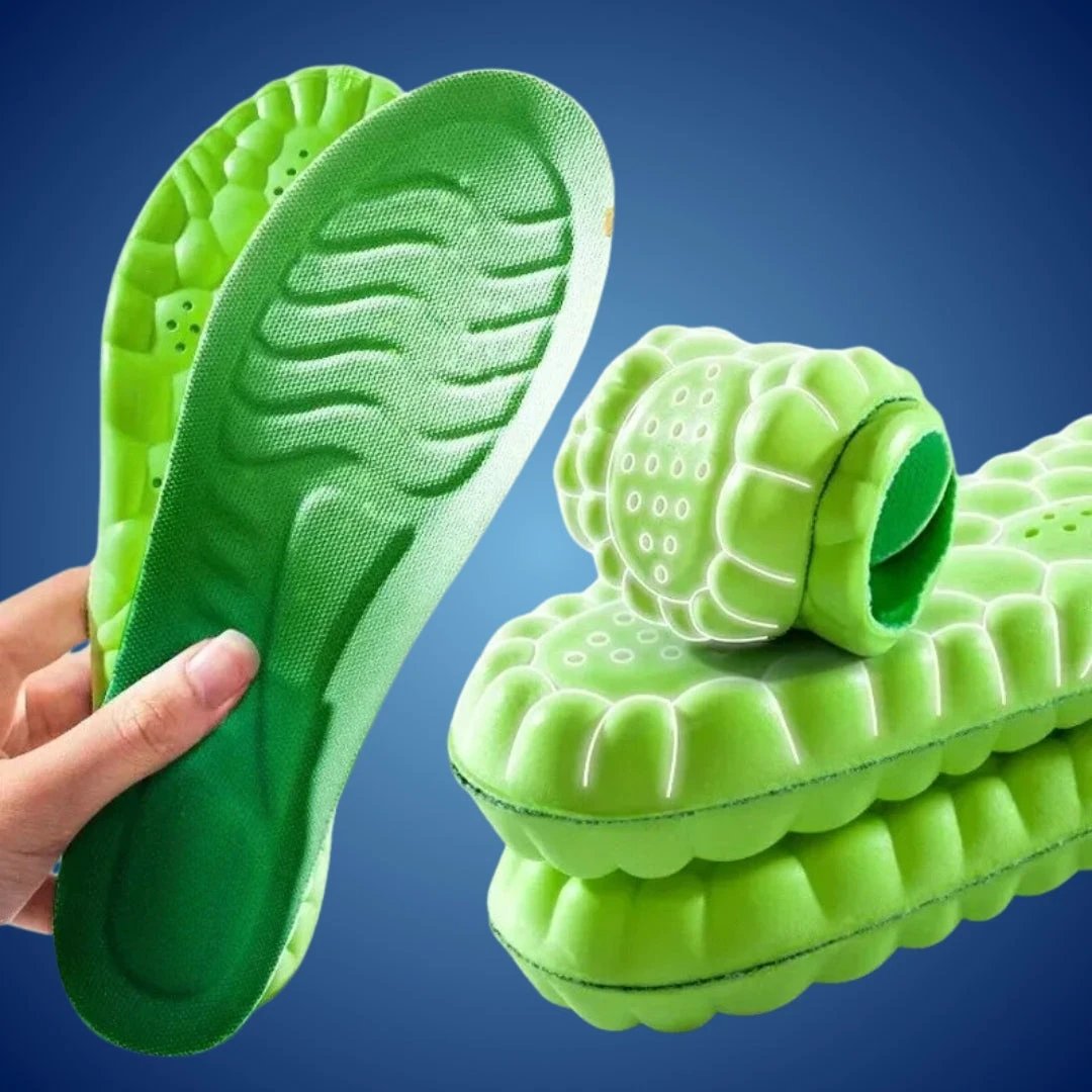 StepEase Cloud 4D Orthopedic Insoles for Foot Pain Relief | Heel pain Relief - Shock Absorption Insoles - Foot Comfort - Posture Support Bowlift by Bowlift