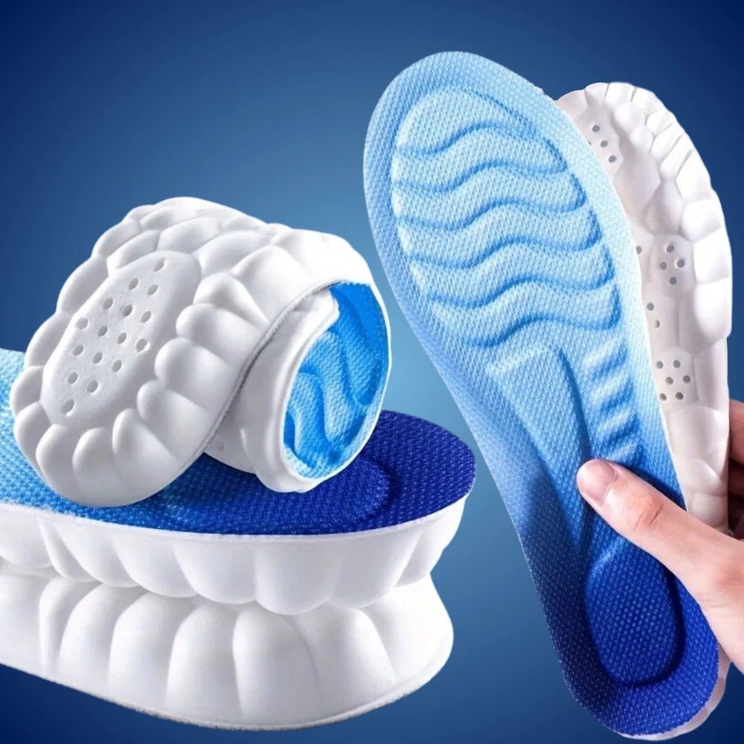 StepEase Cloud 4D Orthopedic Insoles for Foot Pain Relief | Heel pain Relief - Shock Absorption Insoles - Foot Comfort - Posture Support Bowlift by Bowlift
