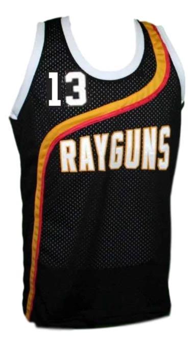 Steve Nash Jersey #13 Roswell Rayguns Basketball Sewn Black by My store basketball