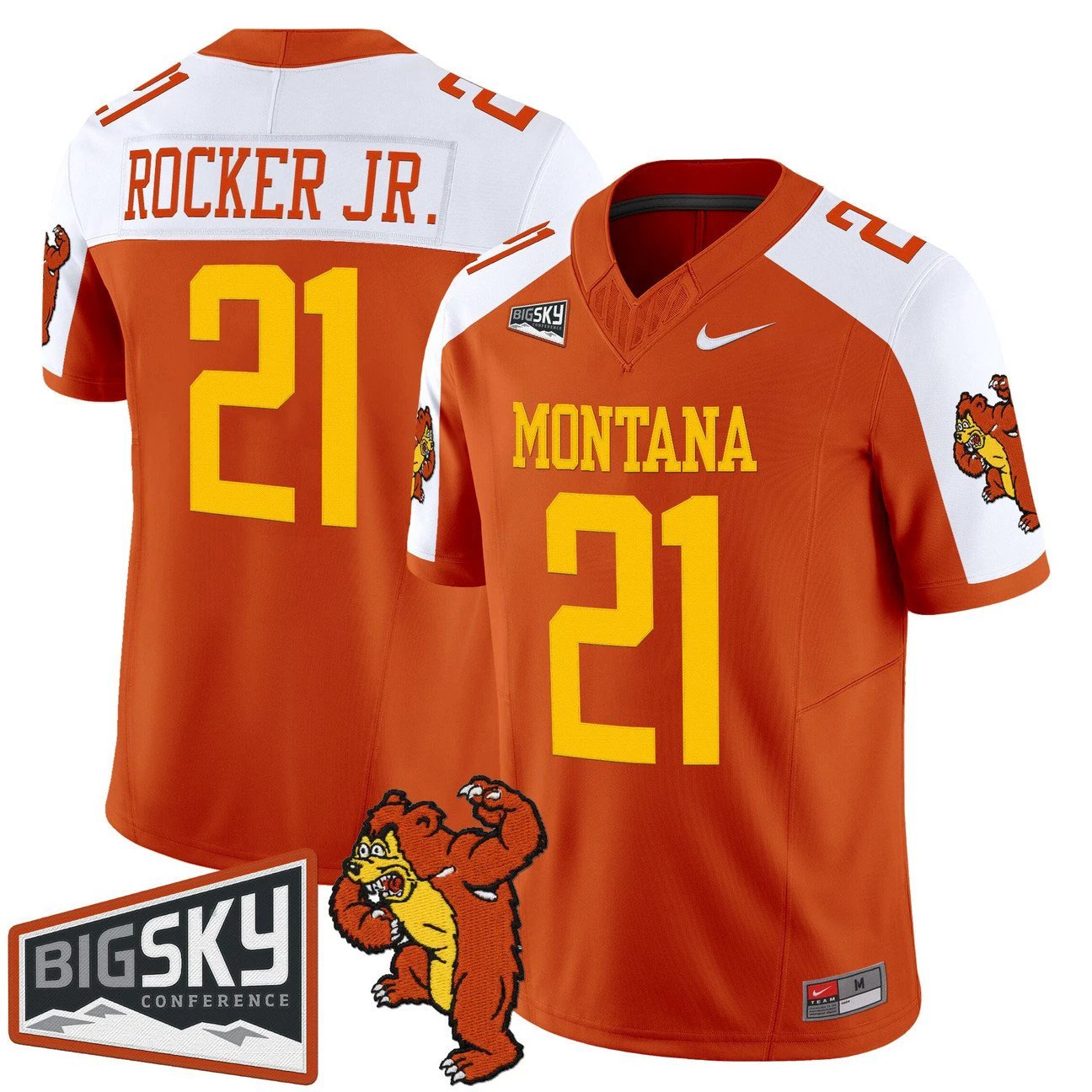 Stevie Rocker Jr Jersey #21 Montana Grizzlies 1995 Throwback Vapor Limited Stitched by My Store NCAA Football Jerseys