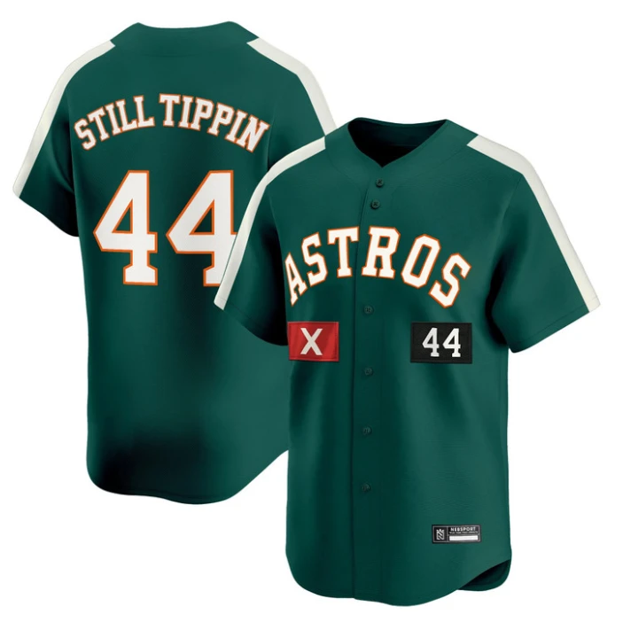 Still Tippin Jersey #44 Houston Astros Squid Game 2025 Vapor Limited Stitched by My Store