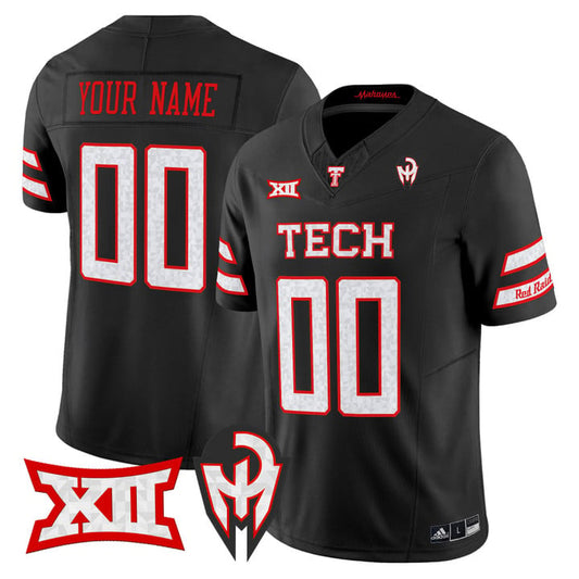 Custom Texas Tech Red Raiders Jersey Too Cold Vapor Limited Stitched by My Store NCAA Football Jerseys