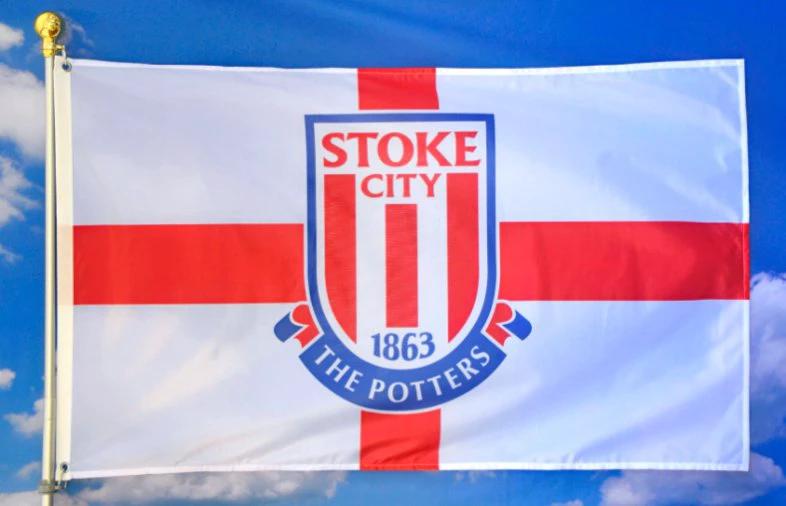 Stoke City Football Club Flag 3x5ft Banner Polyester by flagsjustdoit