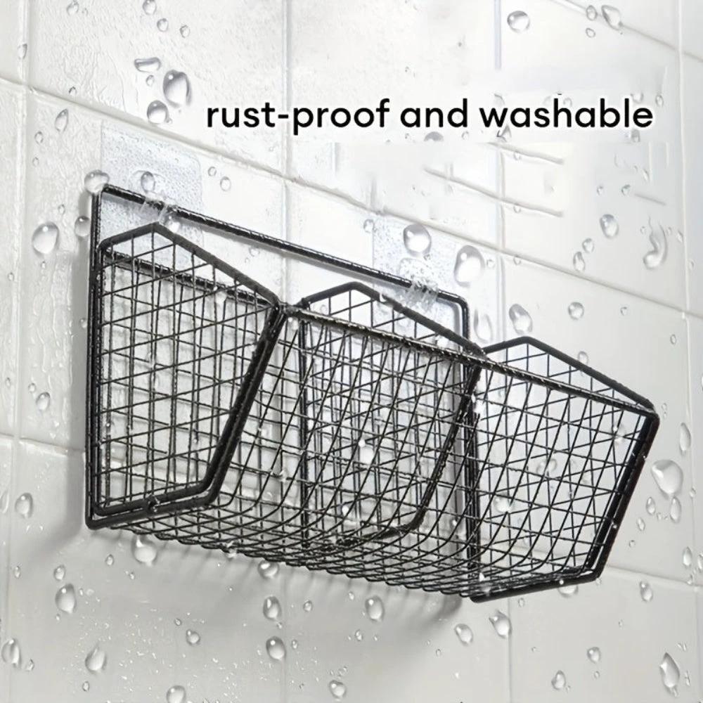 StorGrid – Modern Wall-Mounted Wire Storage Basket for Kitchen Organisation by BowLift