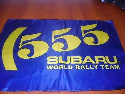 Subaru Blue 555 Car Flag 3X5 Ft Polyester Banner USA 90x150cm by flagsjustdoit