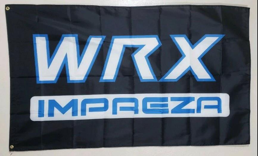 Subaru WRX Impreza Flag 3X5 Ft Polyester Banner USA 90x150cm by flagsjustdoit