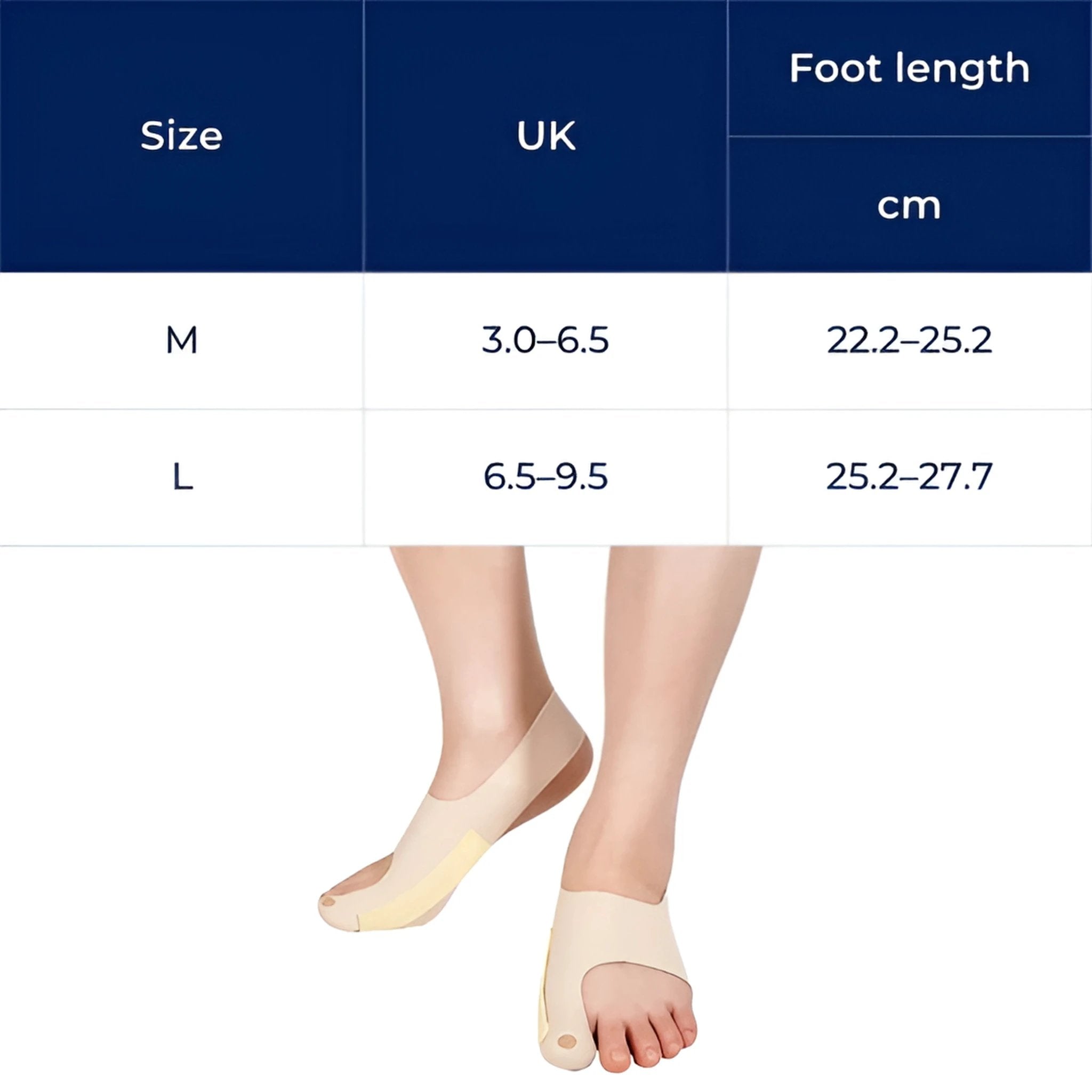 Pain-Reducing Gel Padding – Ultra-Slim Stretch Fabric – Everyday Comfort and Alignment for Bunions Bowlift by Bowlift