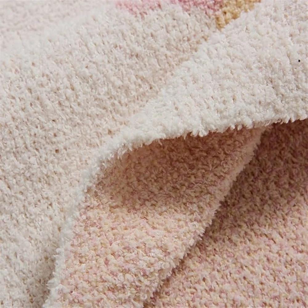 Sucrée Icecream Soft Knit Throw Blanket by Casa & Beyond