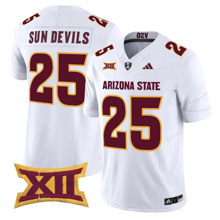 Sun Devils Jersey #25 Arizona State Sun Devils 2025 Vapor Stitched by My Store NCAA Football Jerseys