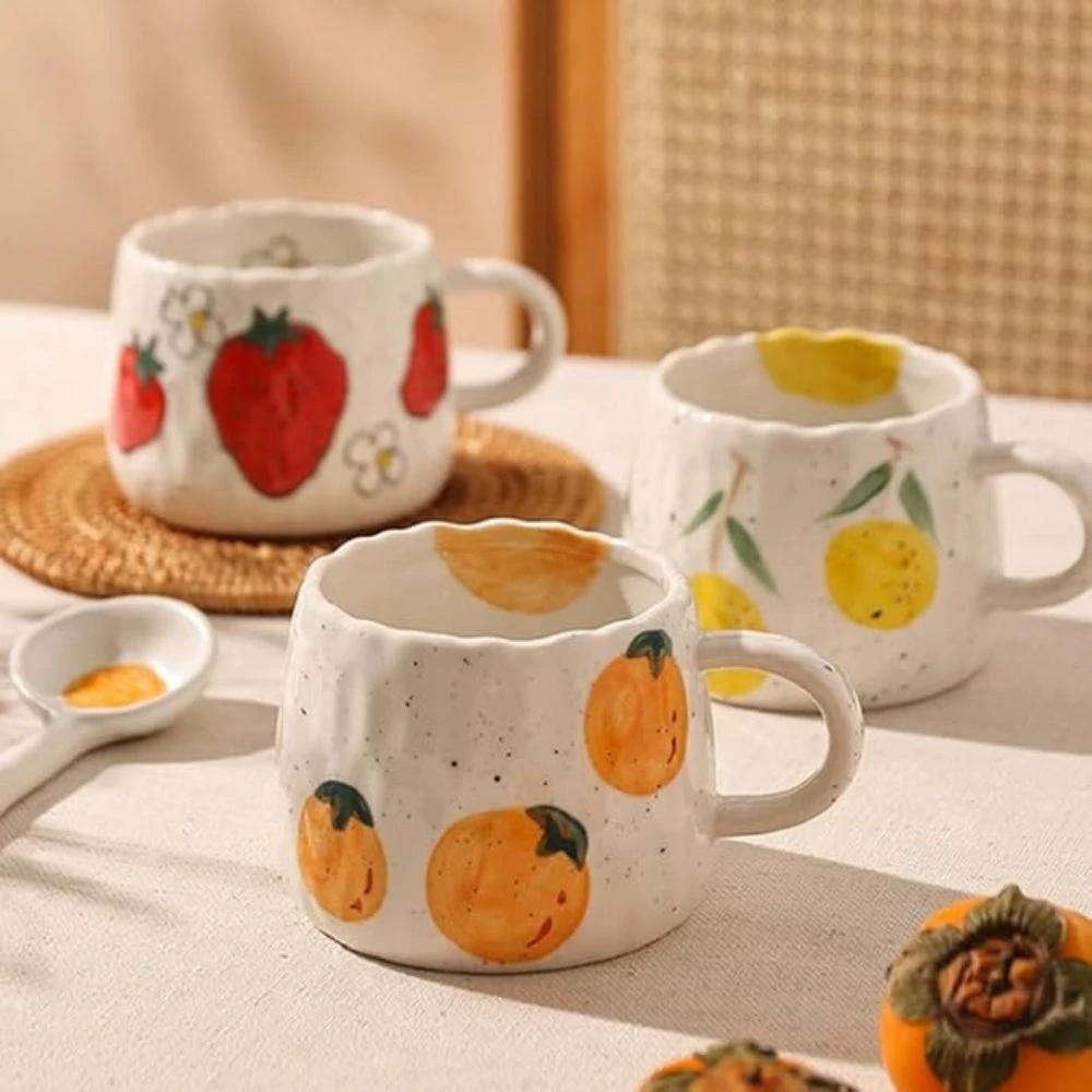 Sunny Fruit Ceramic Coffee Mug Collection by Casa & Beyond
