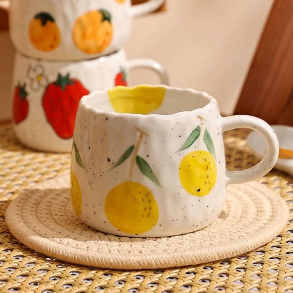 Sunny Fruit Ceramic Coffee Mug Collection by Casa & Beyond