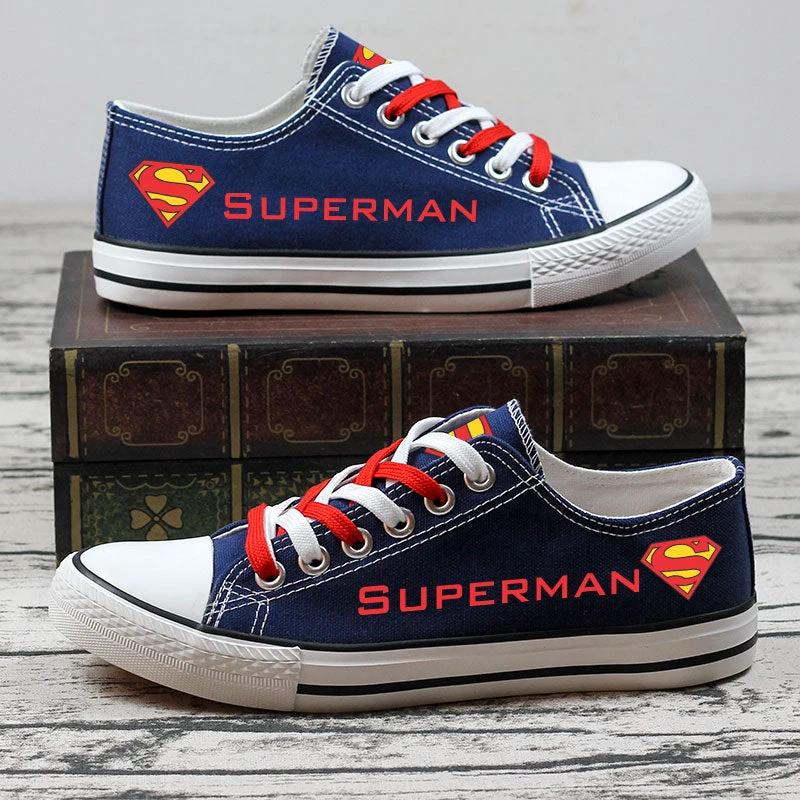Supergirl Low Top Canvas Sport Sneakers Shoes For Men Women Fans by Crocs