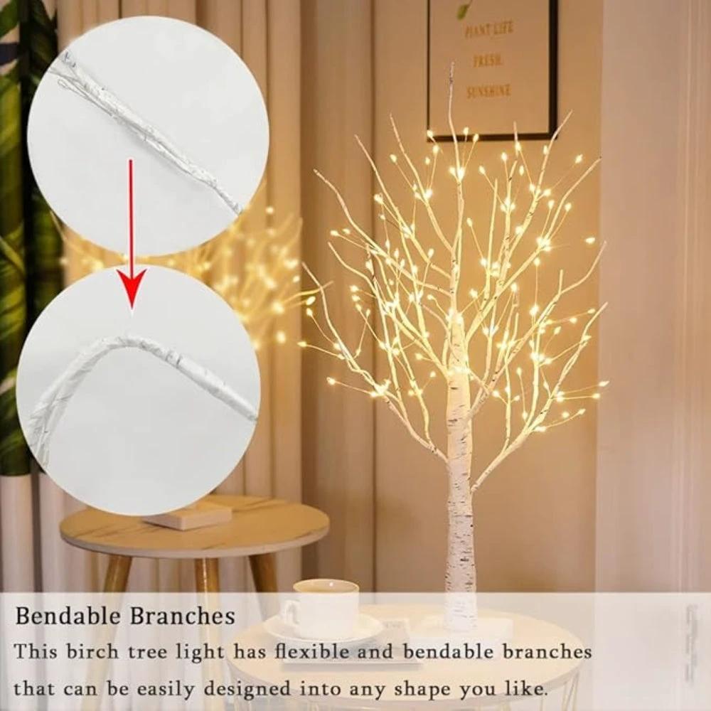 Enchanted Birch Lighted Tree Decor by Casa & Beyond