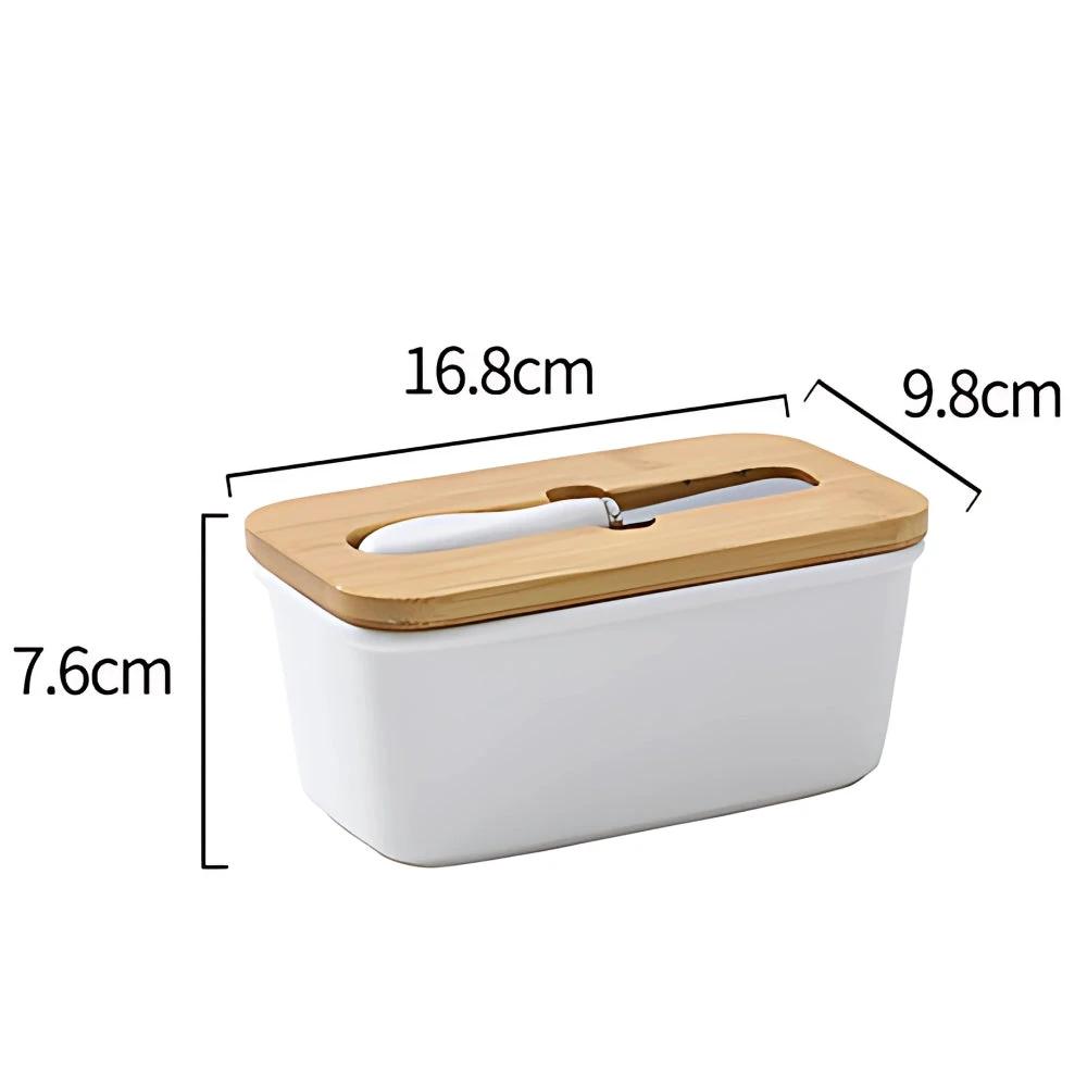 Sleek Butter Cutter Container by Casa & Beyond