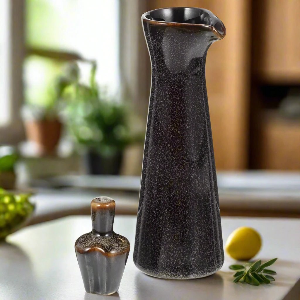 Japanese-Inspired Ceramic Condiment Bottle by Casa & Beyond