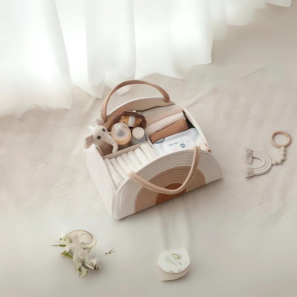 Neutral Tone Baby Storage Organizer by Casa & Beyond