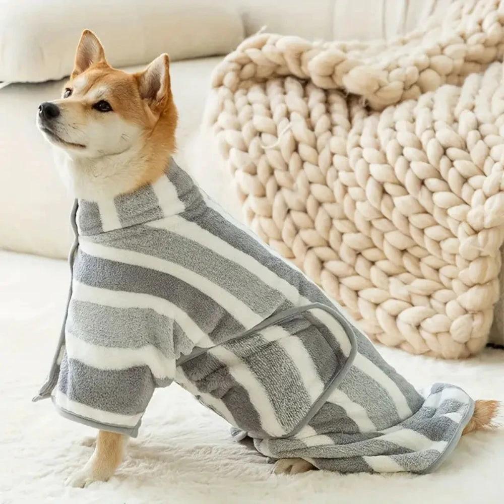 Gentle Touch Dog Drying Towel Robe by Casa & Beyond