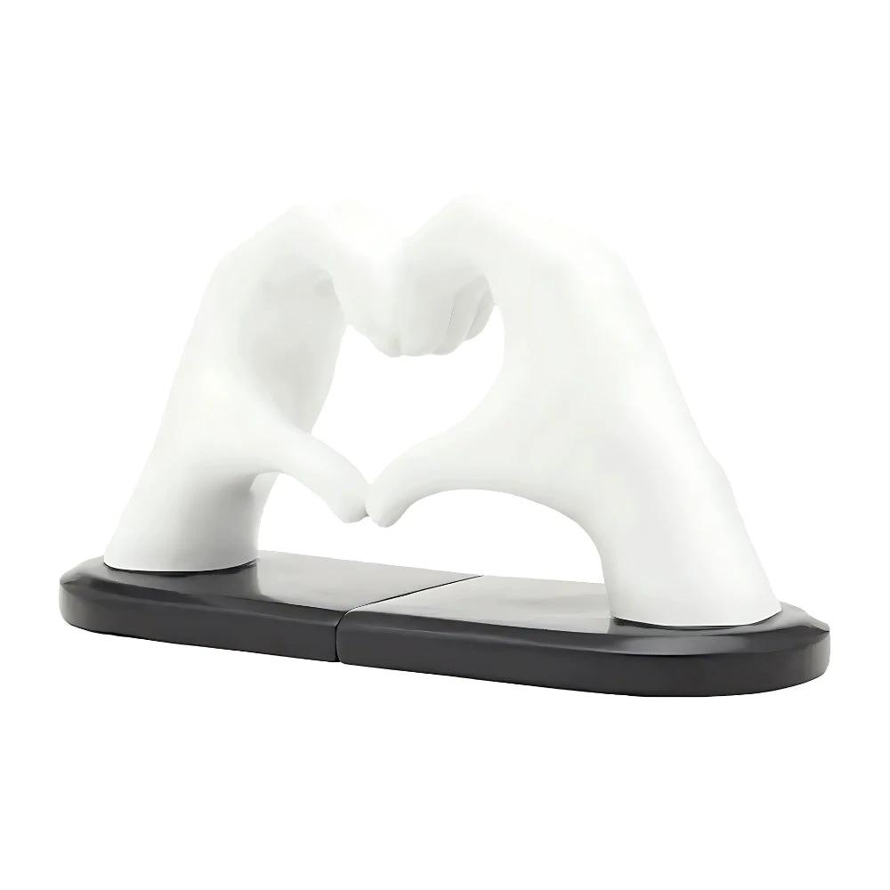 Amora Resin Love Gesture Bookends by Casa & Beyond