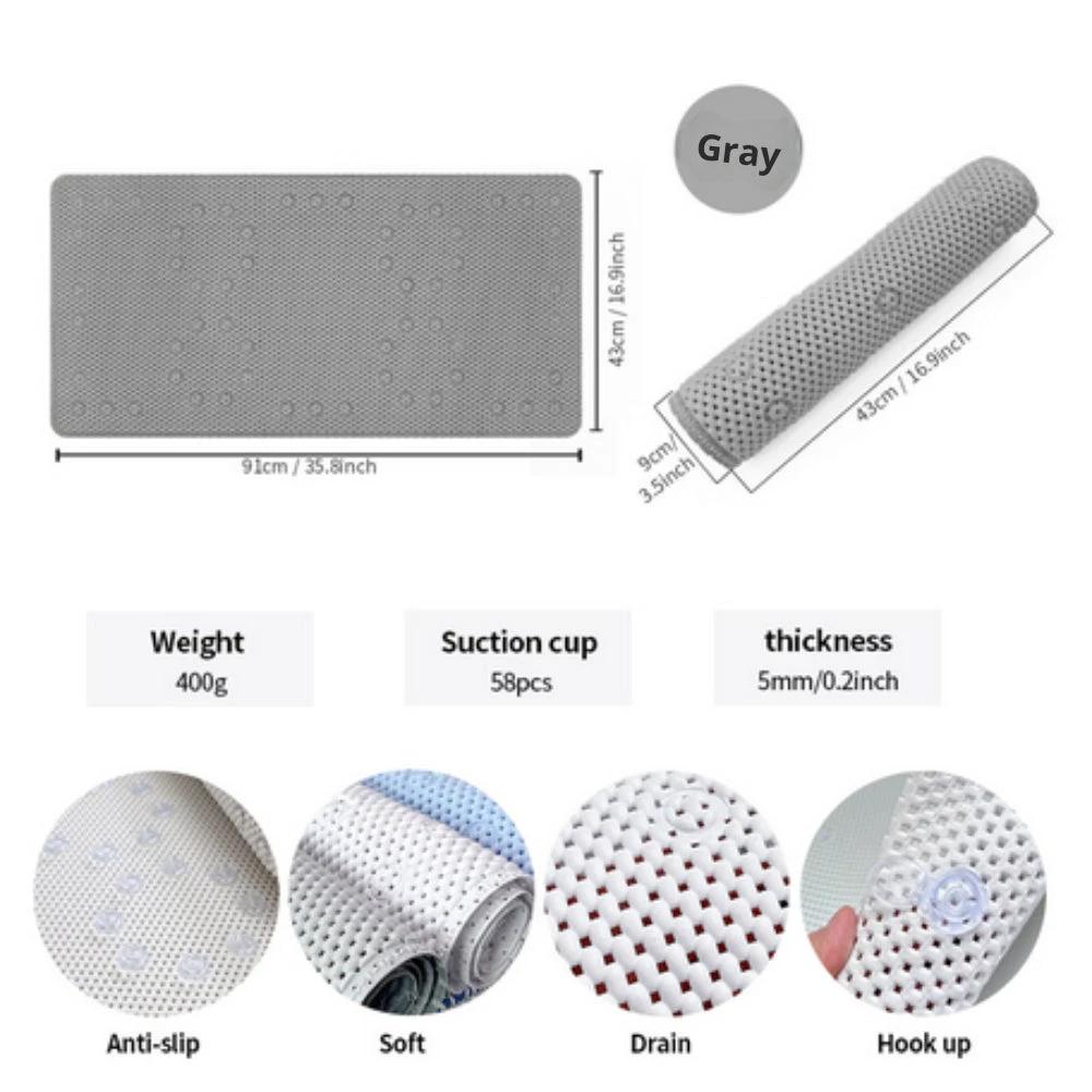 Soft Non-Slip Bathtub Mat by Casa & Beyond