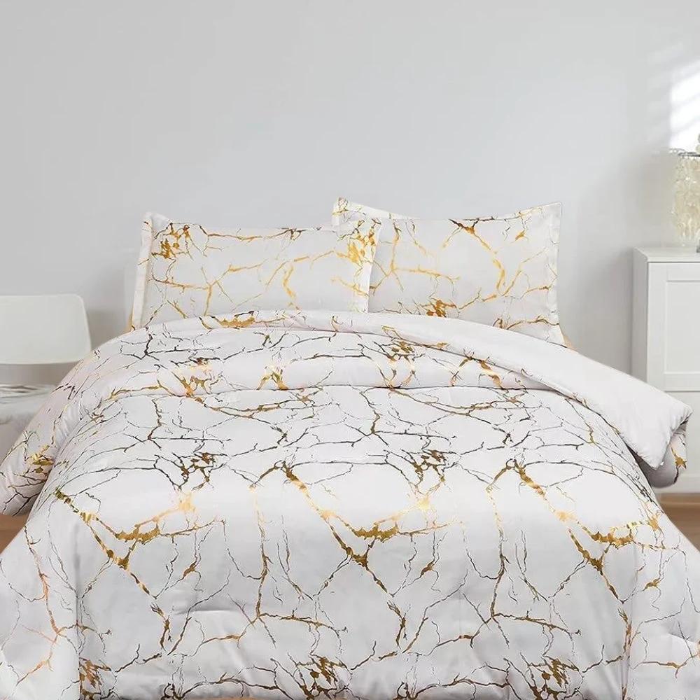 Lux Marble Premium Duvet Cover Set by Casa & Beyond