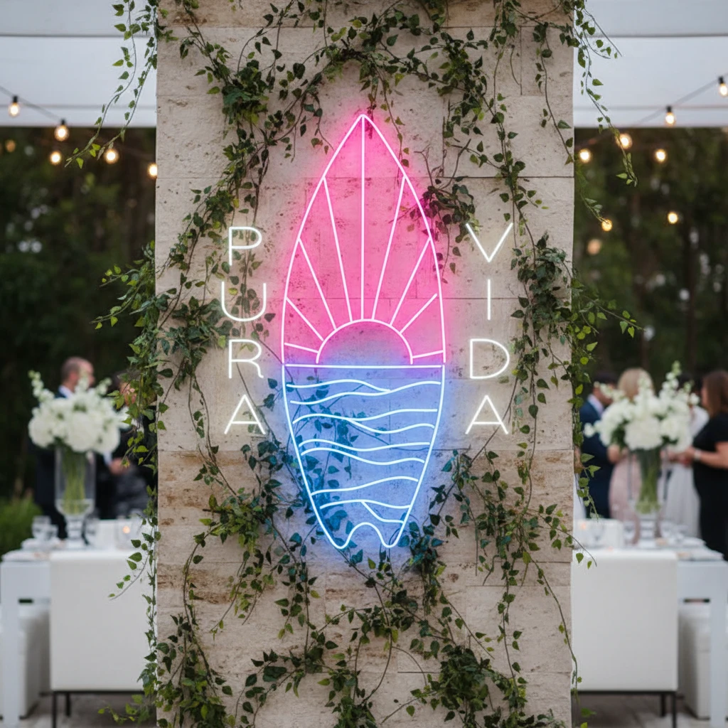 Custom Surfboard Led Neon Sign Led Light Men Gift by Neonchics