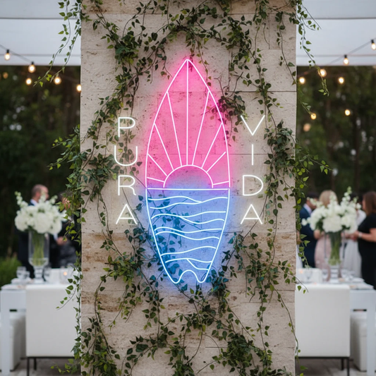 Custom Surfboard Led Neon Sign Led Light Men Gift by Neonchics
