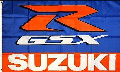 Suzuki Racing Team Flag Blue Red 3X5 Ft Polyester Banner USA 90x150cm by flagsjustdoit