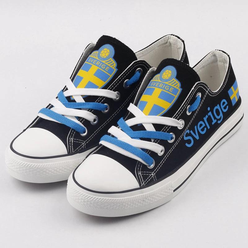 Sweden Low Top Canvas Sport Sneakers Shoes For Men Women Fans by Crocs
