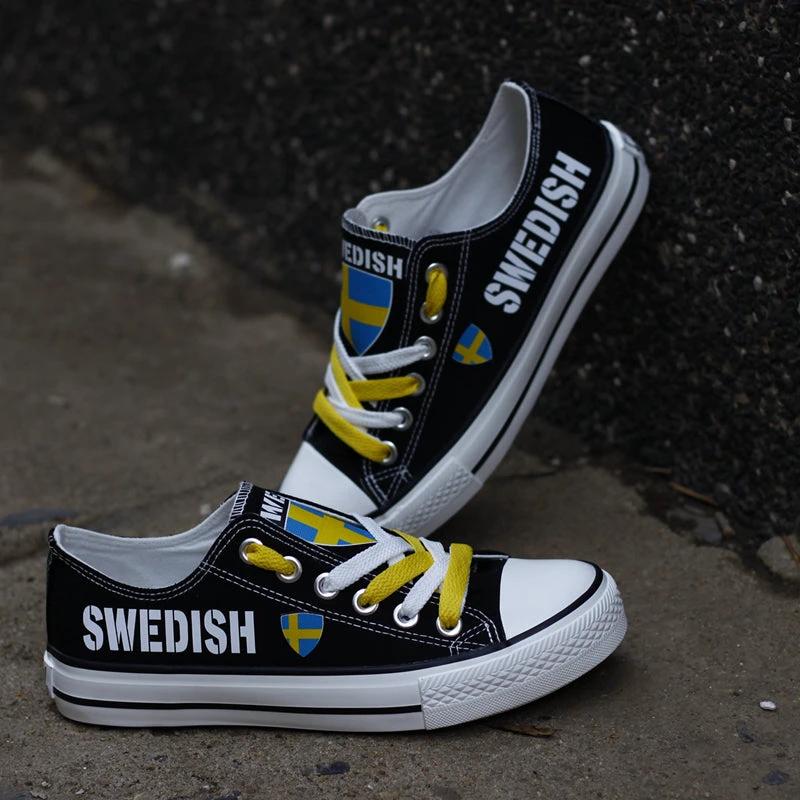Swedish Rican Canvas Sneakers Shoes For Men Women Fans by Crocs