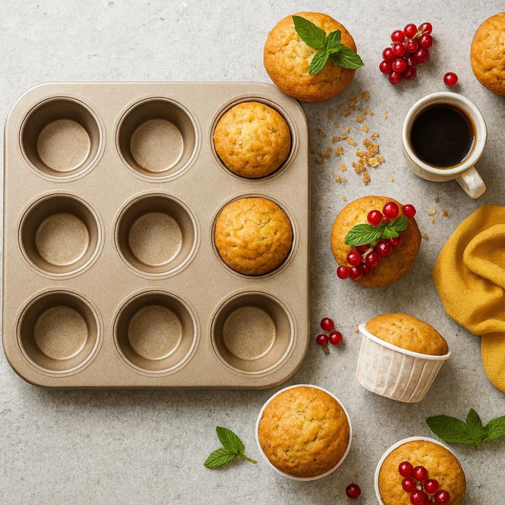 Sweet Bake Cupcake & Muffin Tray Pan by Casa & Beyond