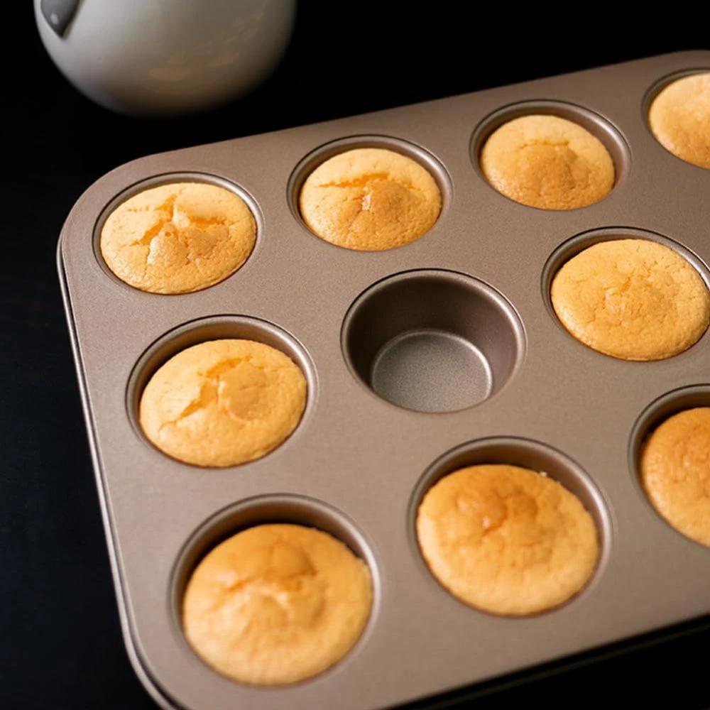 Sweet Bake Cupcake & Muffin Tray Pan by Casa & Beyond