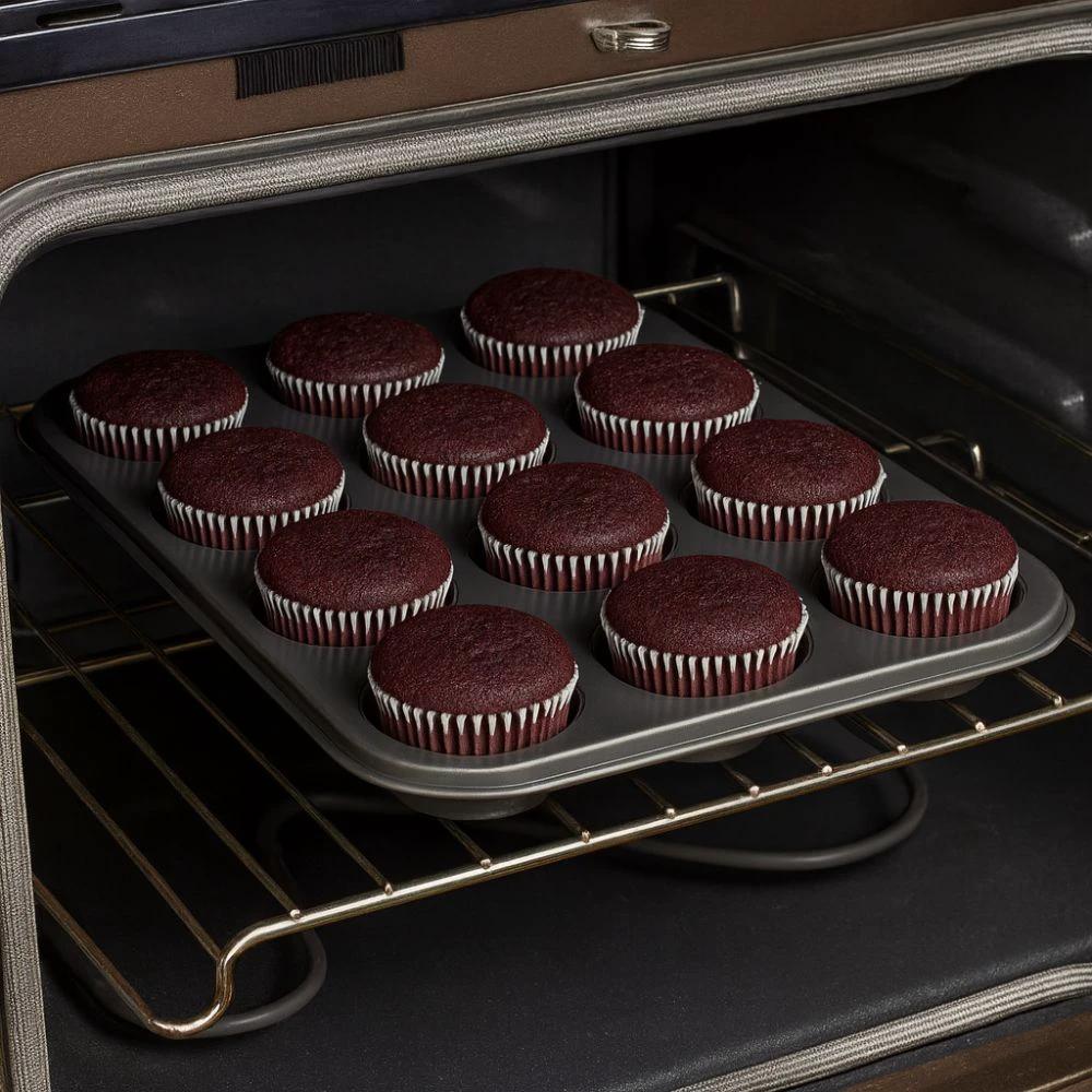 Sweet Bake Cupcake & Muffin Tray Pan by Casa & Beyond
