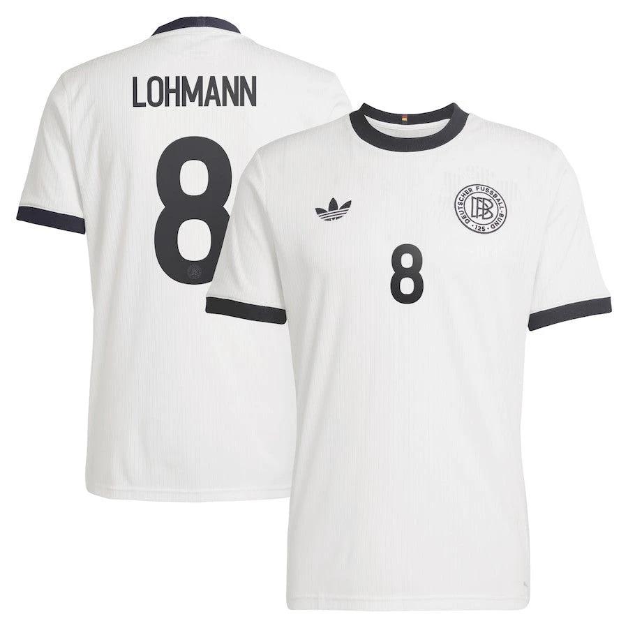 Sydney Lohmann 8 Germany National Team 125th Anniversary Men Jersey – White by Soccer Jersey