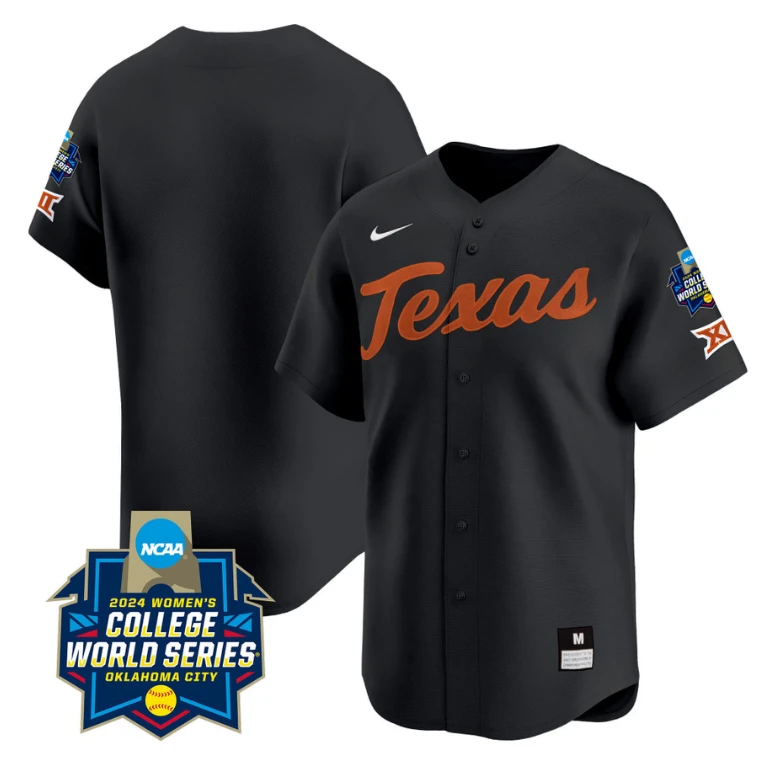Texas AM Aggies Team Jersey 2024 College World Series Patch Vapor Premier Limited NCAA Baseball Stitched Black by My Store