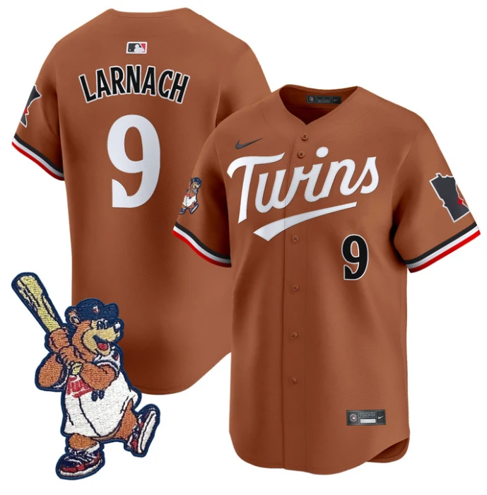 Trevor Larnach Jersey #9 Minnesota Twins T.C. Bear Patch Vapor Premier Limited Stitched by My Store