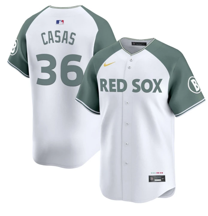 Triston Casas Jersey #36 Boston Red Sox 2025 City Connect Vapor Premier Limited Stitched Alternate by My Store