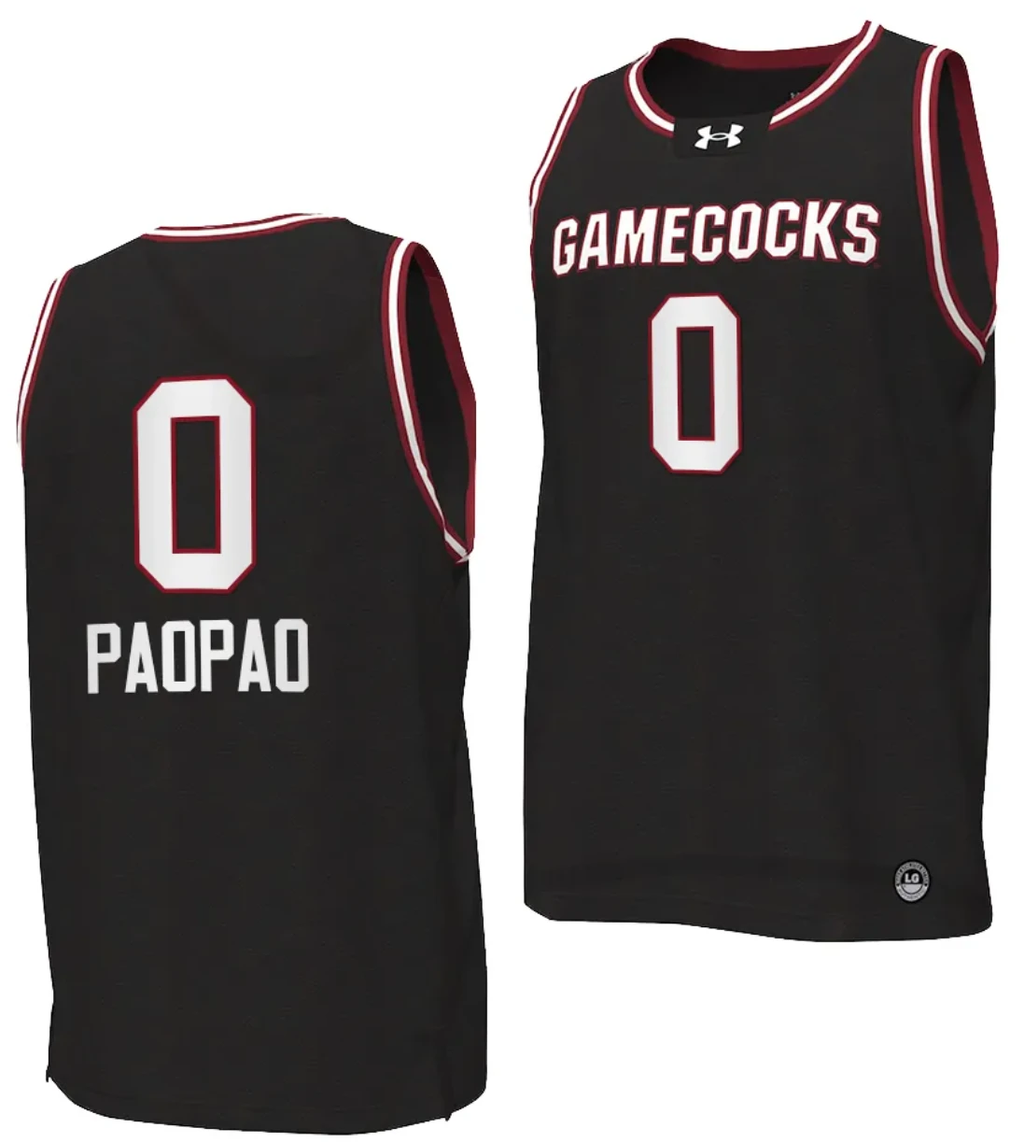 Te Hina Paopao Jersey #0 South Carolina Gamecocks College Basketball 2023-24 Replica Black by My store basketball