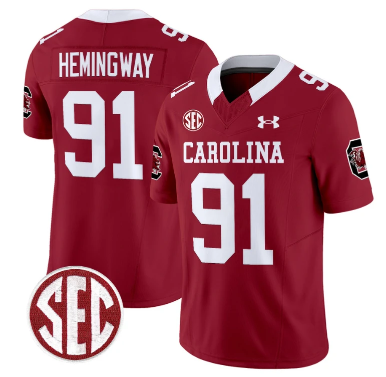 Tonka Hemingway Jersey #91 South Carolina Gamecocks Football 1980 Throwback Vapor Limited Garnet by My Store