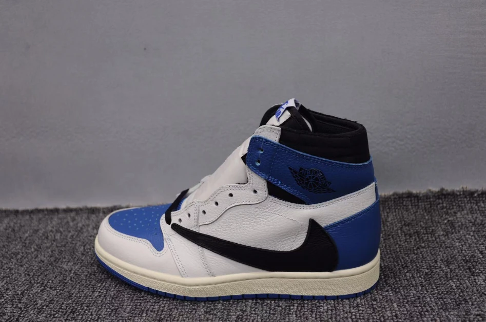 Travis Scott X Fragment X Air Jordan 1 High OG SP Military Blue by Air Jordan