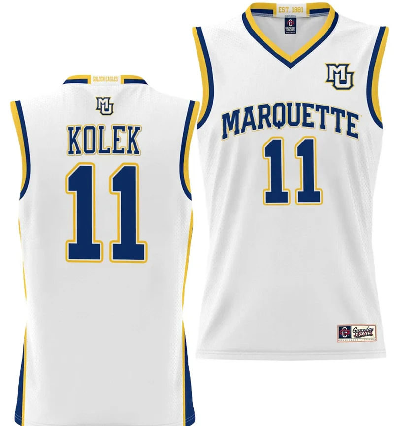 Tyler Kolek Jersey #11 Marquette Golden Eagles NIL Basketball Lightweight by My store basketball