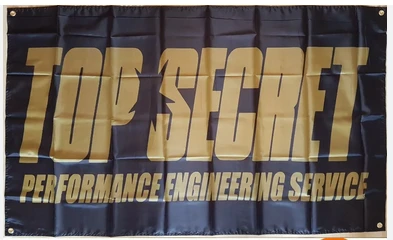 Top Secret Flag -3x5 FT Banner-100% polyester-2 Metal Grommets by flagsshop