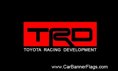 TRD Flag-Toyota TRD Flag-TRD Toyota Motor Sports Racing Flag-3x5 FT Banner-100% polyester-2 Metal Grommets by flagsshop