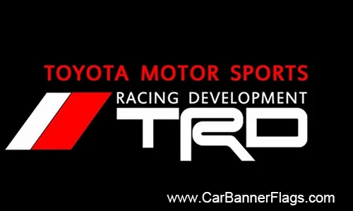TRD Flag-Toyota TRD Flag-TRD Toyota Motor Sports Racing Flag-3x5 FT Banner-100% polyester-2 Metal Grommets by flagsshop