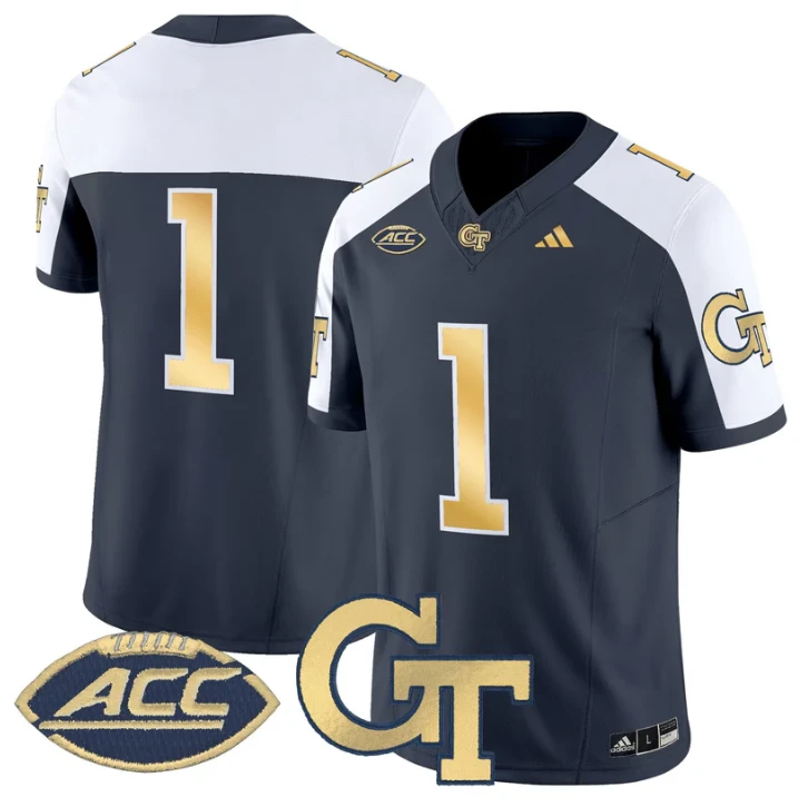 Team Jersey #1 Georgia Tech Yellow Jackets 2025 Limited Stitched by My Store NCAA Football Jerseys