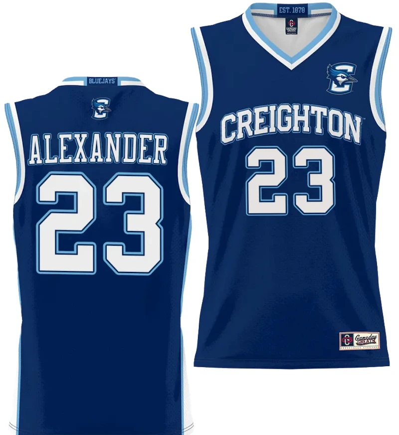 Trey Alexander Jersey #23 Creighton Bluejays College Basketball Performance by My store basketball