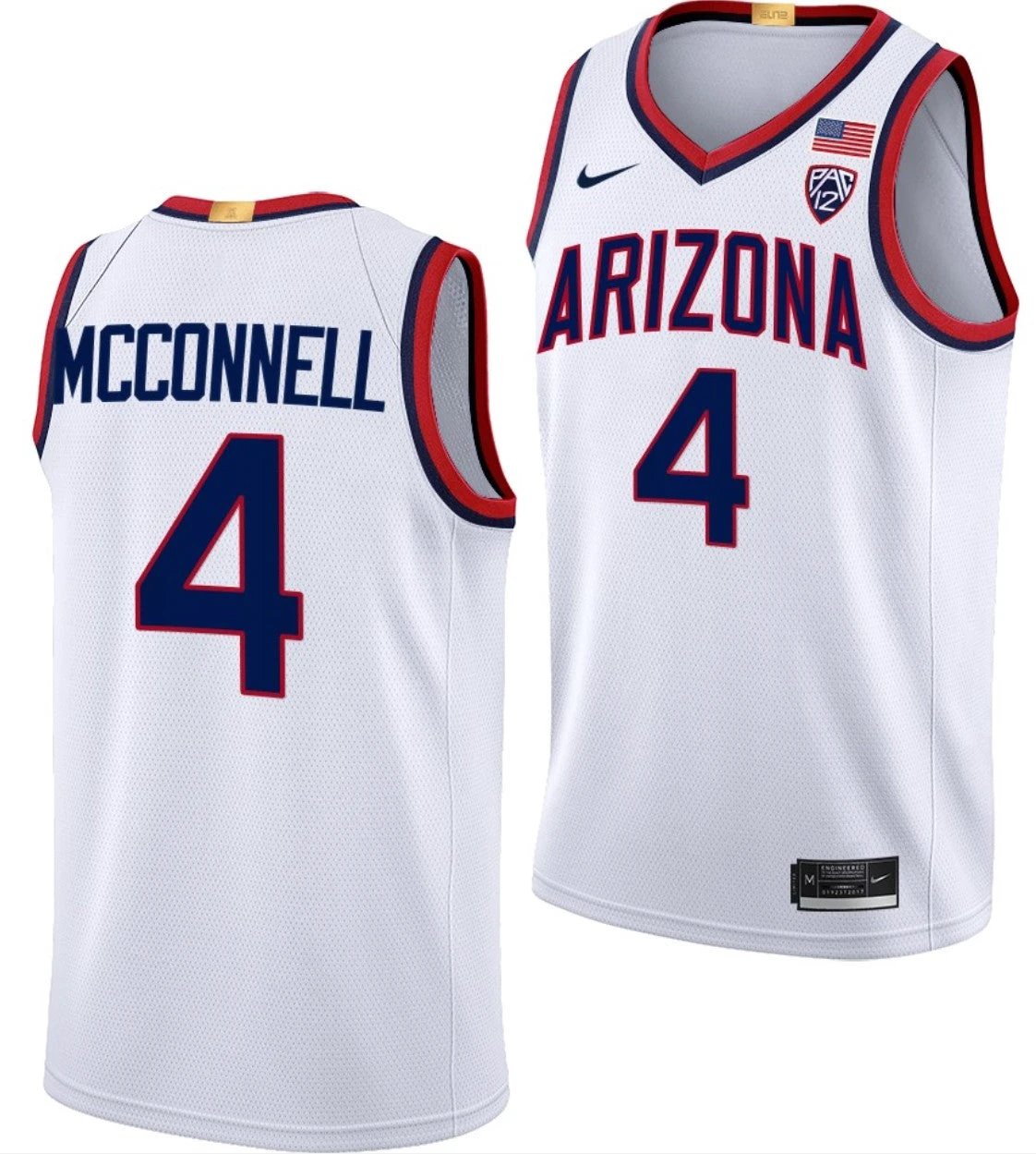 TJ McConnell Jersey Arizona Wildcats College Basketball Limited #4 by My store basketball