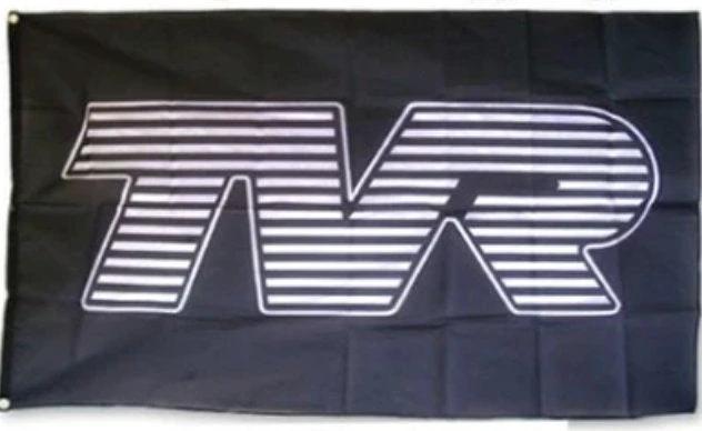 TVR Black Flag 3X5 Ft Polyester Banner USA 90x150cm by flagsjustdoit