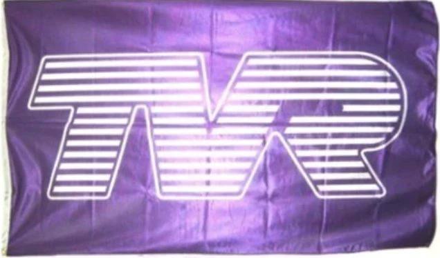 TVR Purple Flag 3X5 Ft Polyester Banner USA 90x150cm by flagsjustdoit