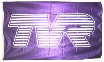 TVR Flag-3x5 FT Banner-100% polyester-2 Metal Grommets by flagsshop