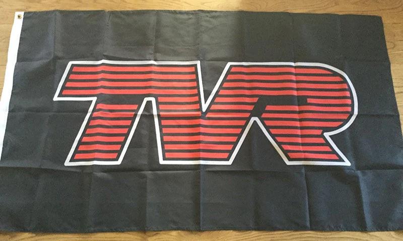 TVR Flag-3x5 FT Banner-100% polyester-2 Metal Grommets by flagsshop